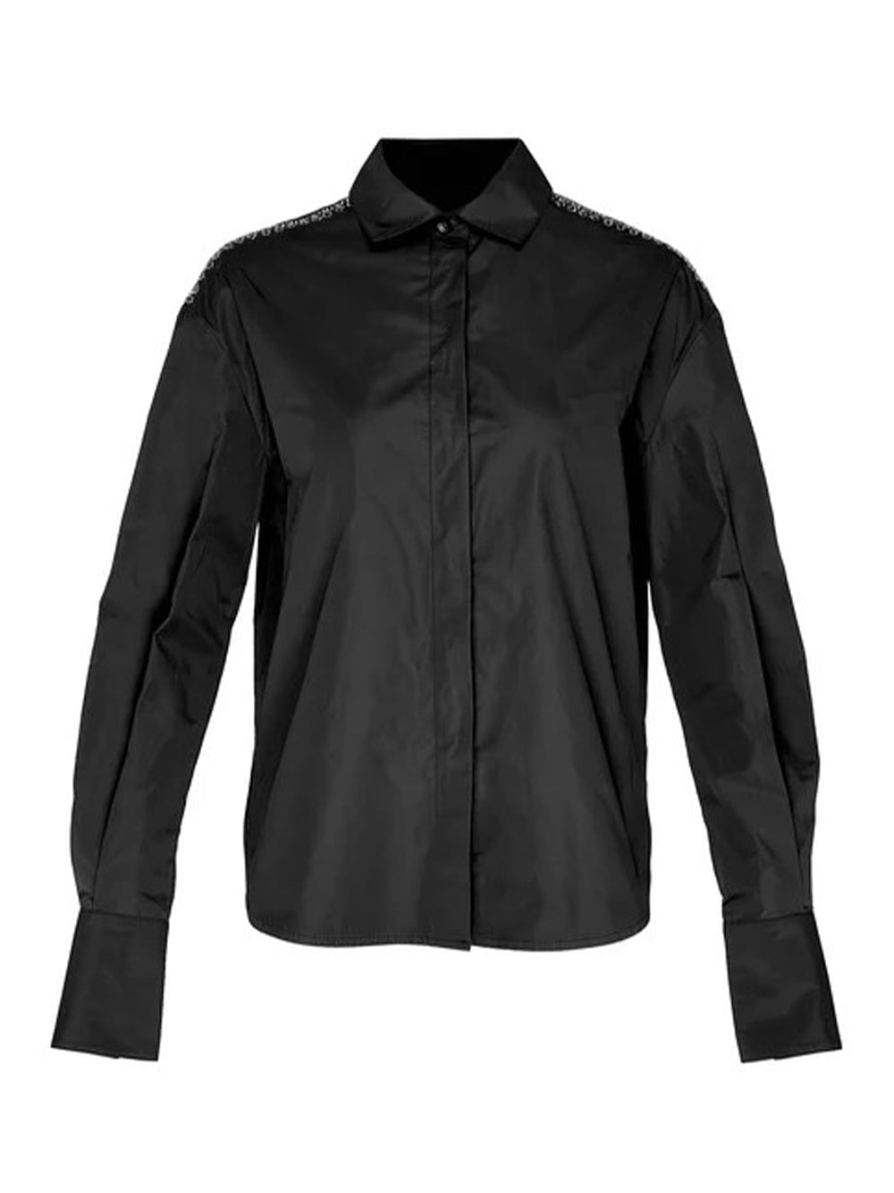 Sheen Parachute Shirt (Black)