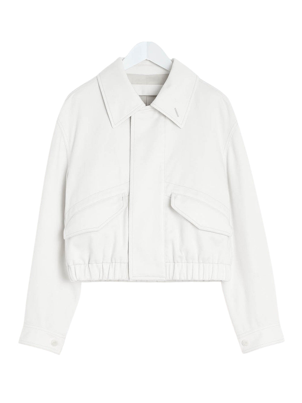 Short Blouson Jacket (Creamy White)