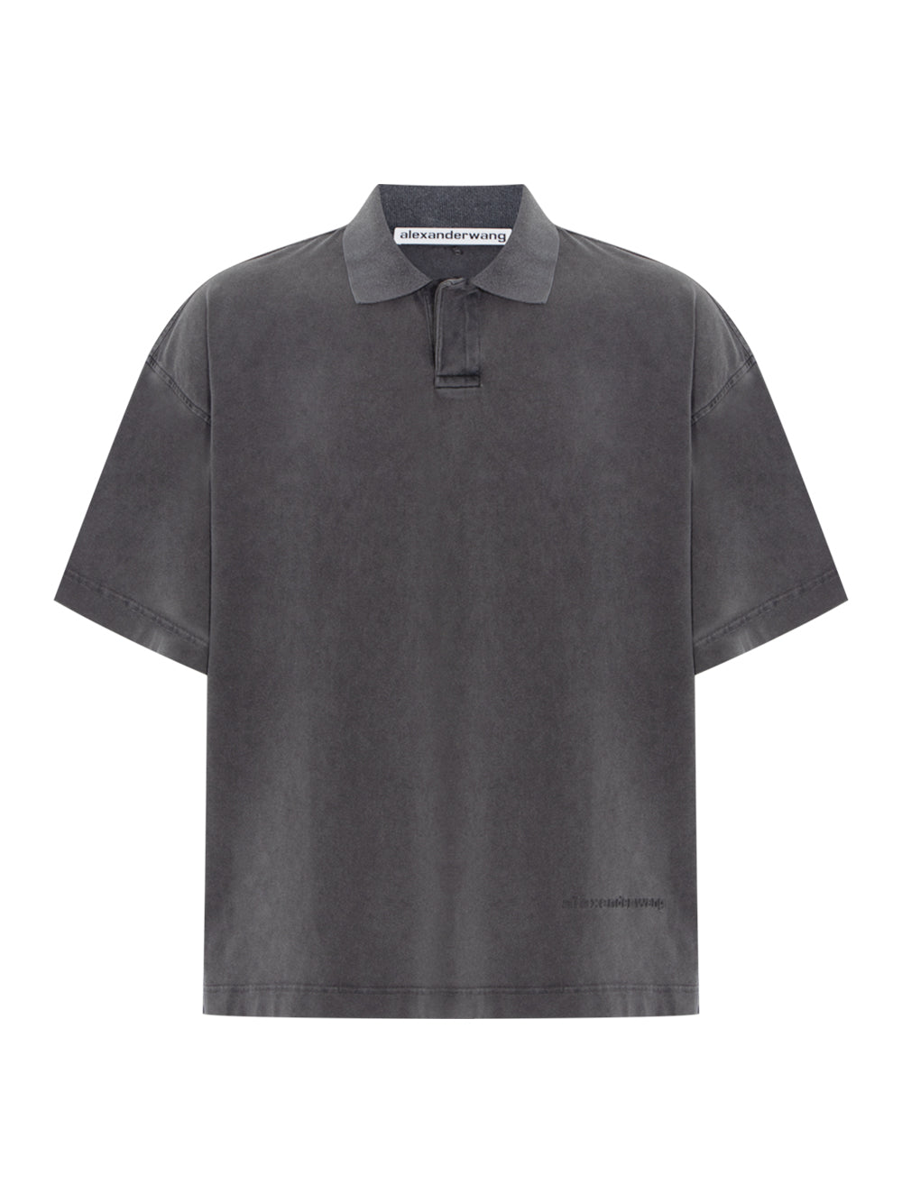 Short Sleeve Polo Tee (Vintage Grey)