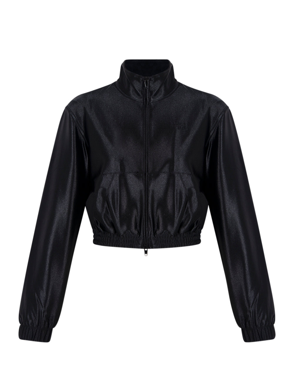 Shrunken Zip-Up Jacket (Black)