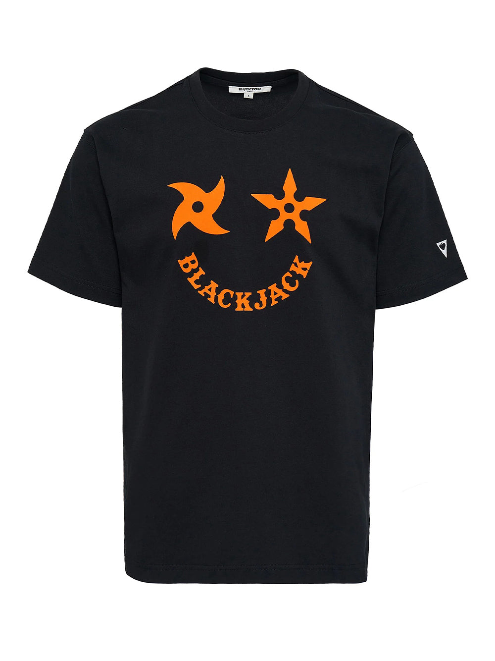 Shuriken T-Shirt (Black/Orange)