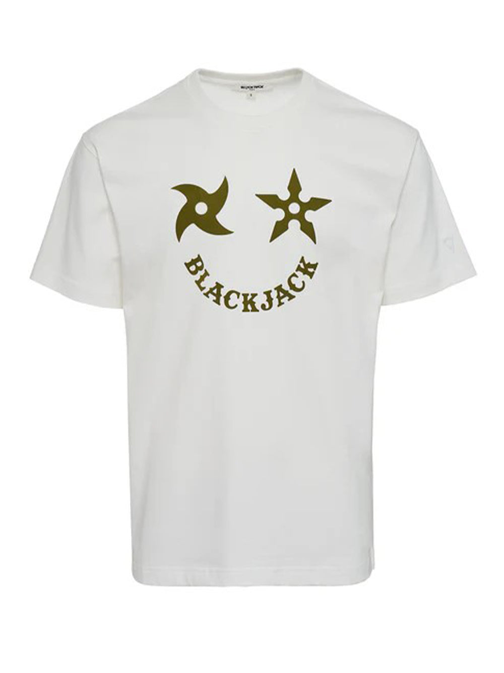 Shuriken T-Shirt (White/Olive)