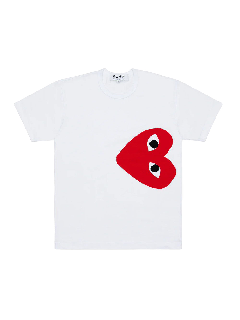 Side Heart T-Shirt (Red X Black Heart)
