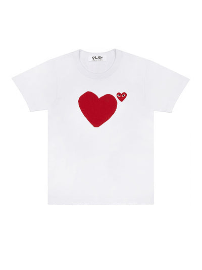 Signature Heart Logo Patch T-Shirt (White)
