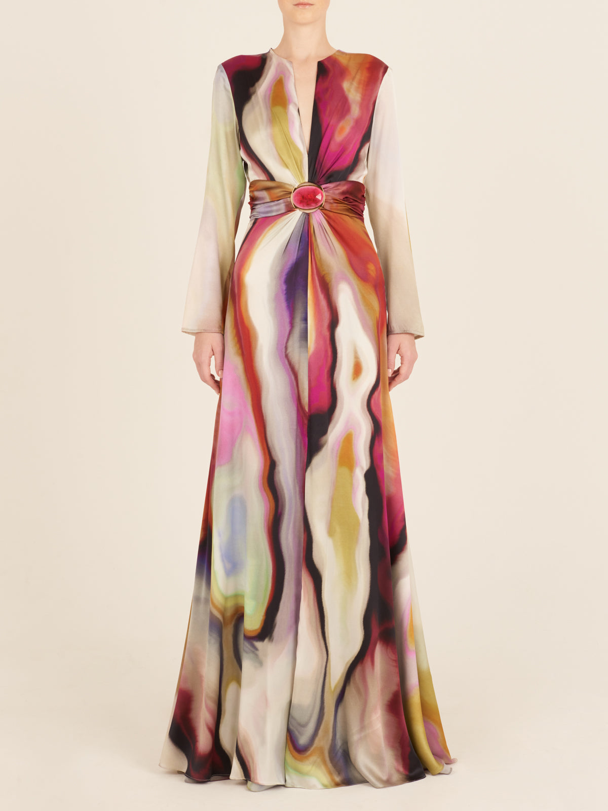 SilviaTcherassi-ZarinaDress-IridescentMarble-02