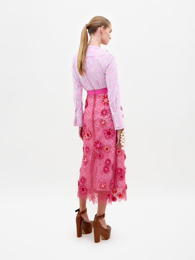 Silvina Blouse (Rose Stripe)