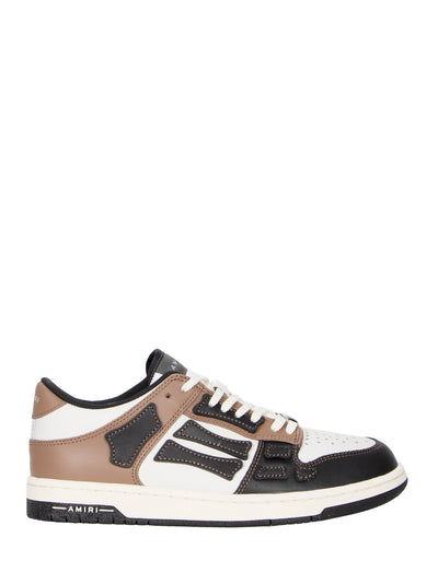 Skel Top Low Sneakers (Black/Brown)