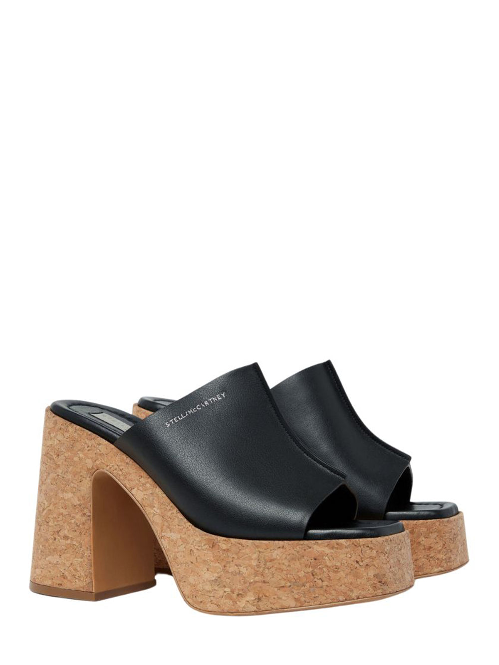 Skyla Platform Mule Sandals (Black)