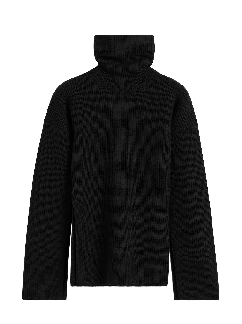 Slit Sleeve Knit (Black)