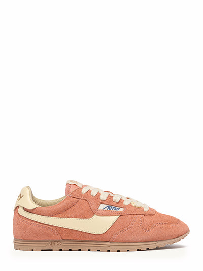 Sneakers Windspin In Suede And Leather (Damask And Rutabaga) (Women)