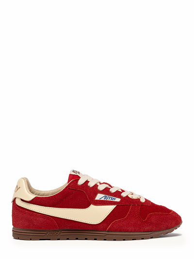 Sneakers Windspin In Suede And Leather (Ruby/Rutabaga) (Men)