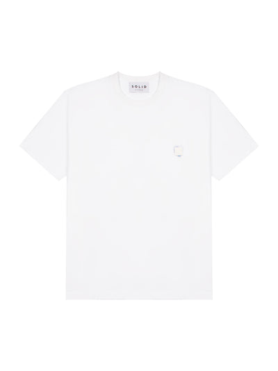 Bike Silhouette Graphic T-Shirt (White)