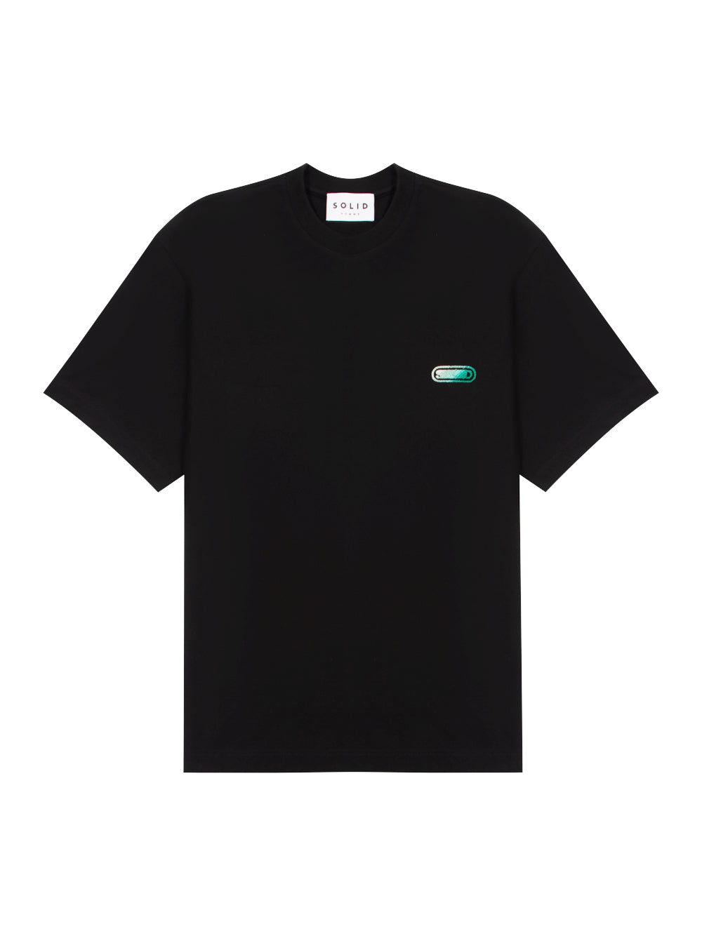 Gradient Soft Back Logo T-Shirt (Black)