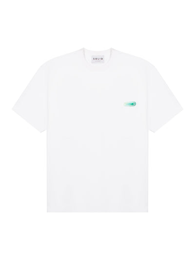 Gradient Soft Back Logo T-Shirt (White)