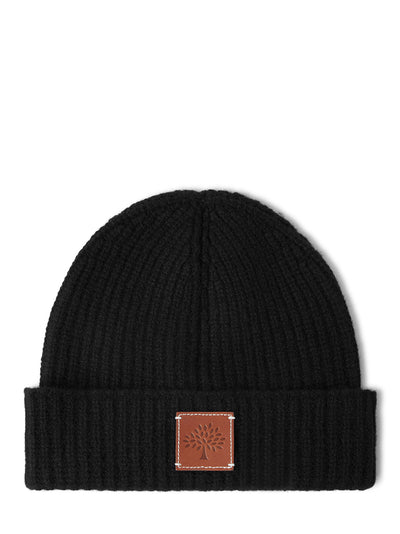 Solid Textured Beanie (Black)