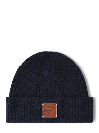 Solid Textured Beanie (Night Sky)