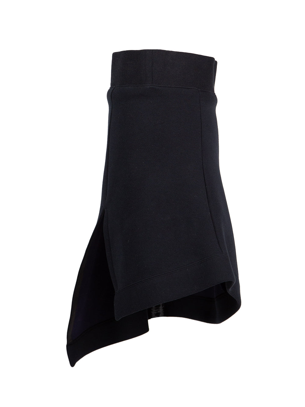 Sponge Sweat Mini Skirt (Black)