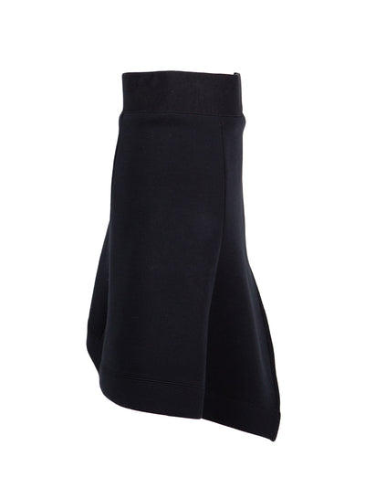 Sponge Sweat Mini Skirt (Black)