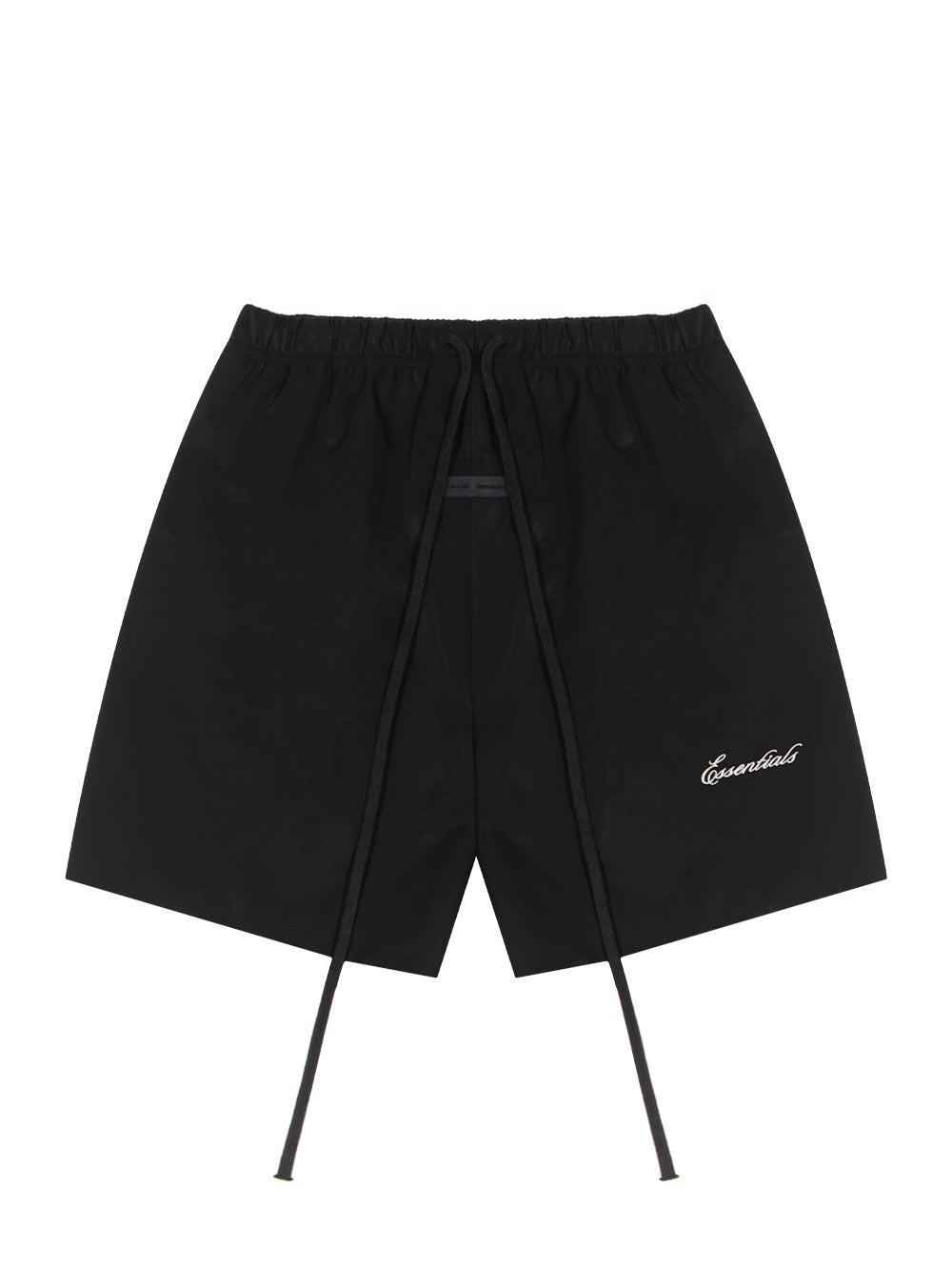 Sporty Nylon Soccer Short (Jet Black)