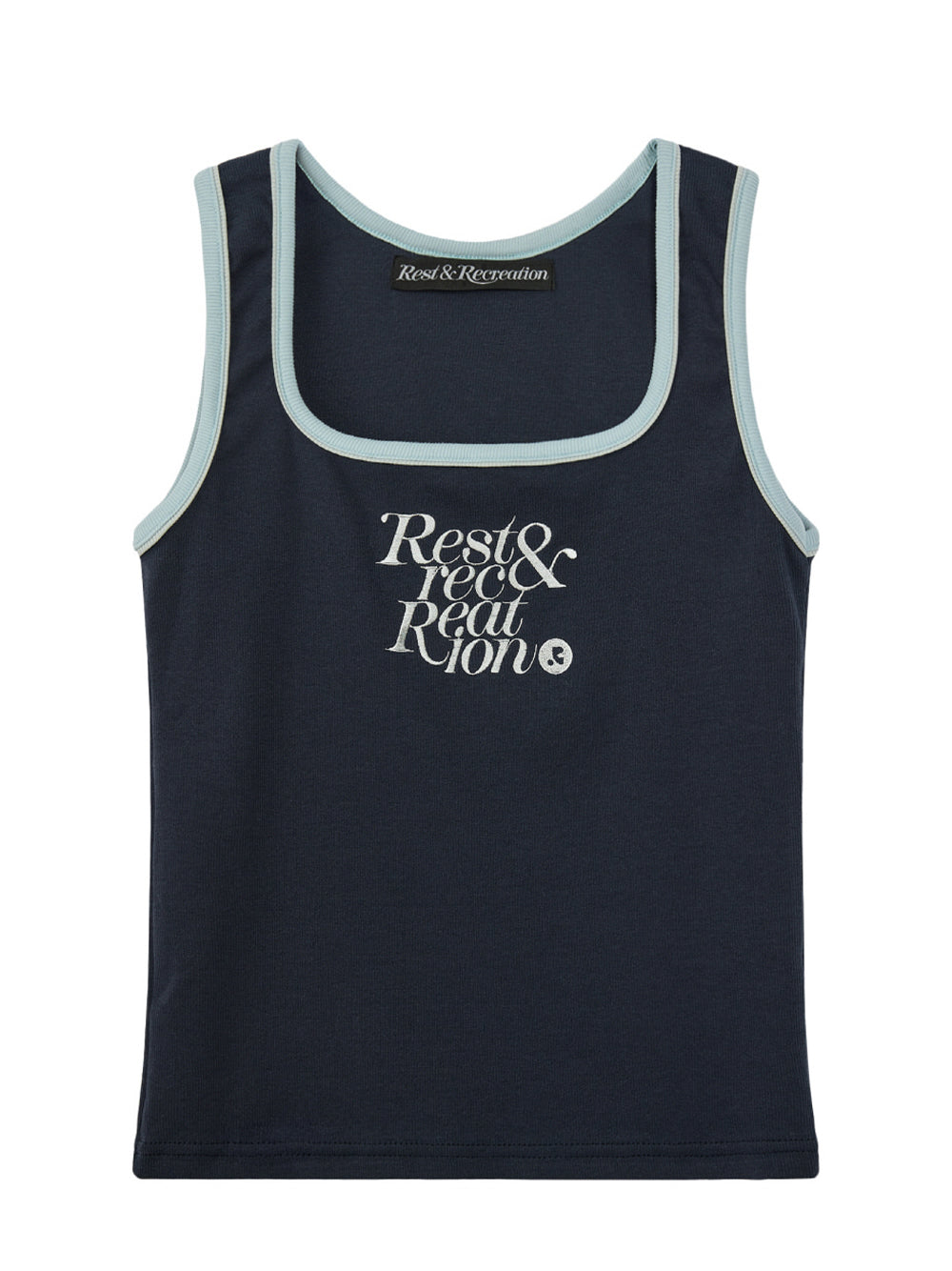 Square Neck Sleeveless (Navy)