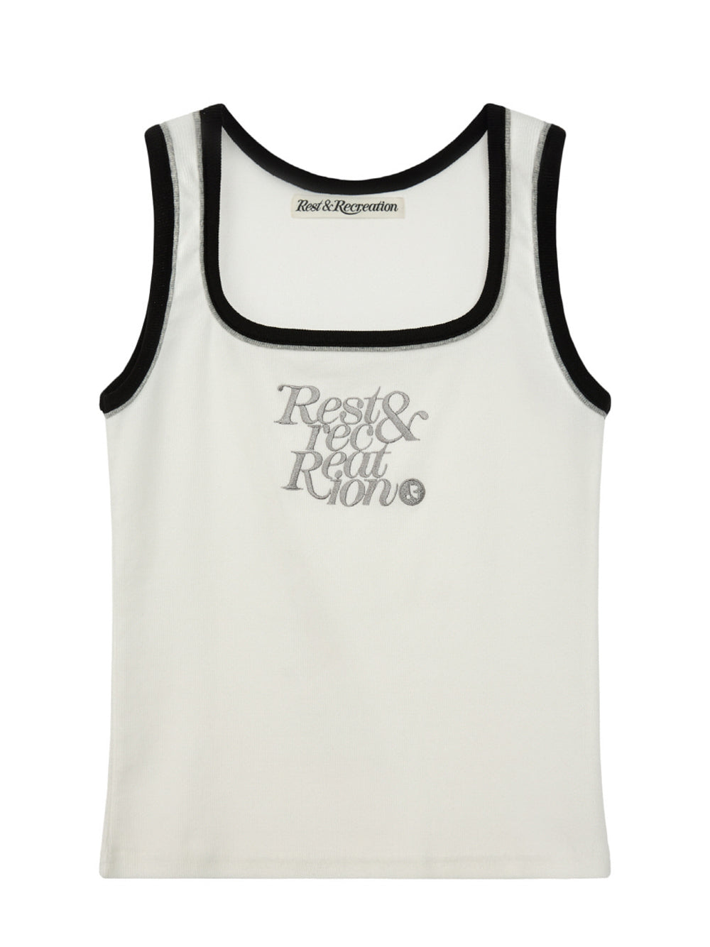 Square Neck Sleeveless (White)