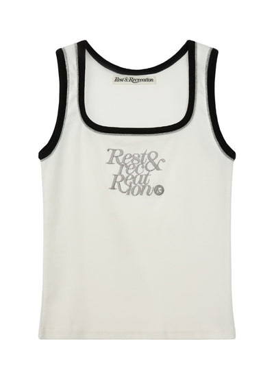 Square Neck Sleeveless (White)