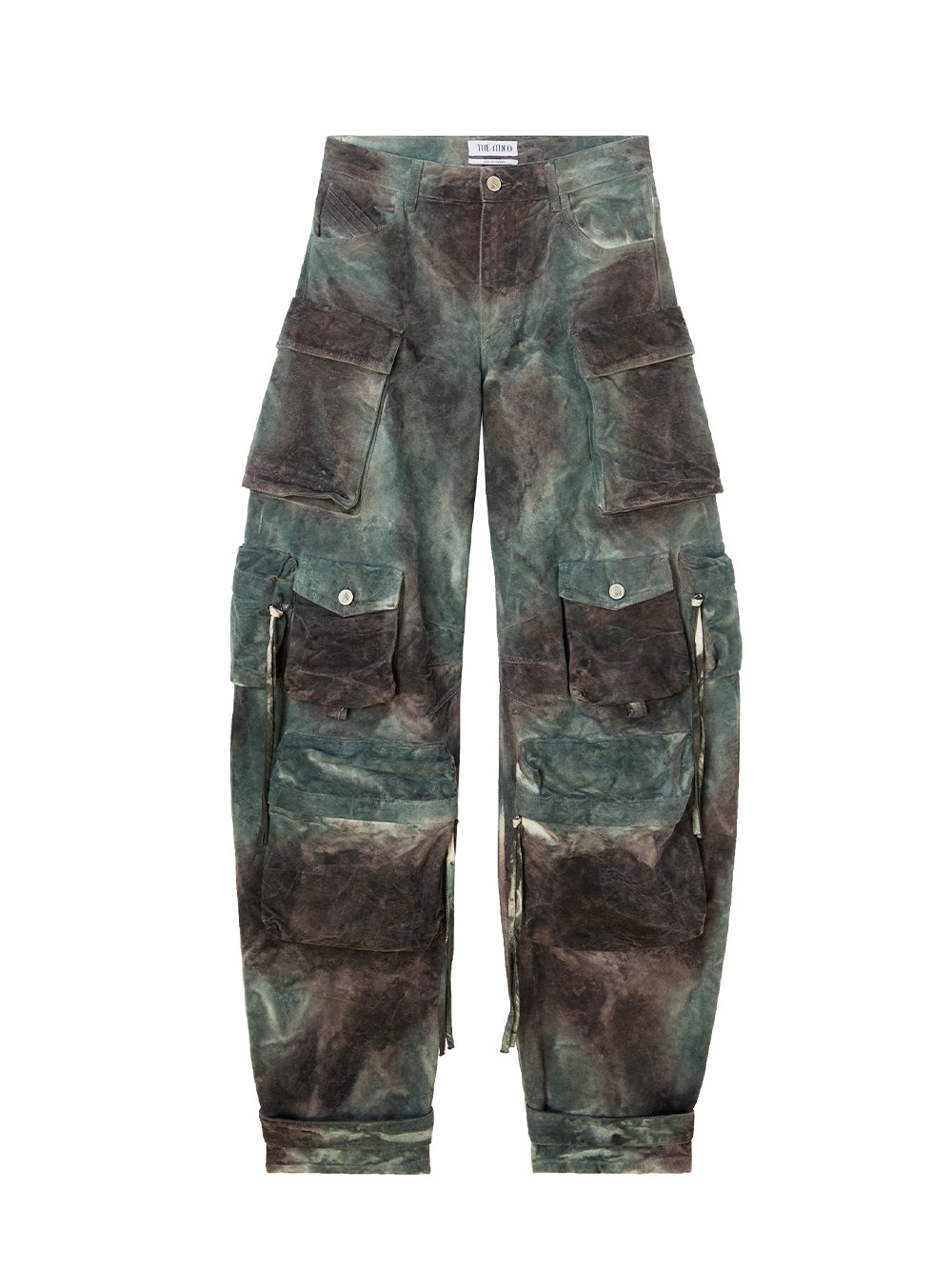 Stained Green Long Pants (Camouflage)