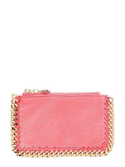 Stella-McCartney-Falabella-Card-Case-with-Gold-Color-Chain-Pink-1