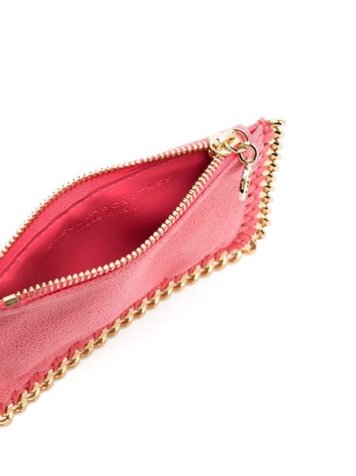 Stella-McCartney-Falabella-Card-Case-with-Gold-Color-Chain-Pink-3