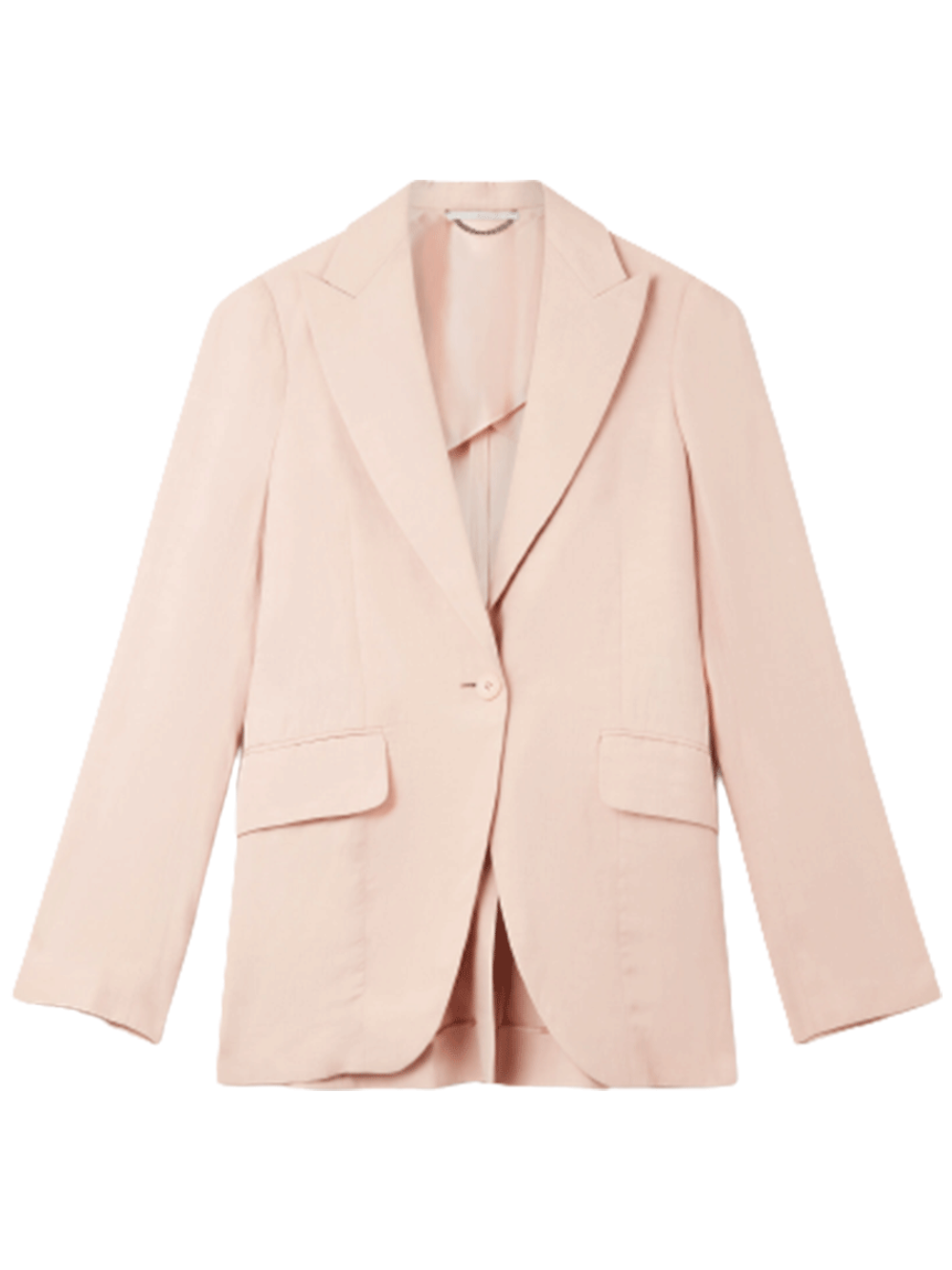 Stella-McCartney-Fluid-Linen-Single-Breasted-Blazer-Rose-Pink-1