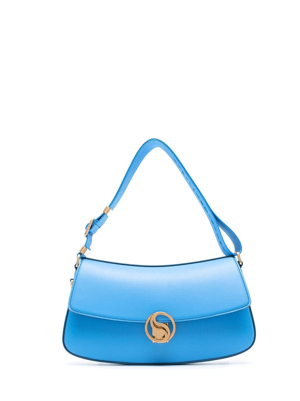 Stella McCartney S-Wave Shoulder Bag Blue 1