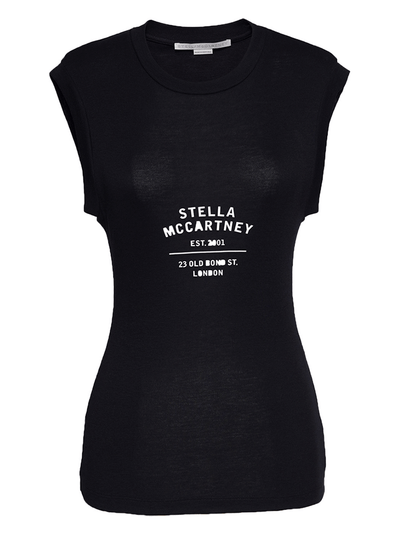 23 Old Bond Street Jersey Sleeveless Tank Top (Black)