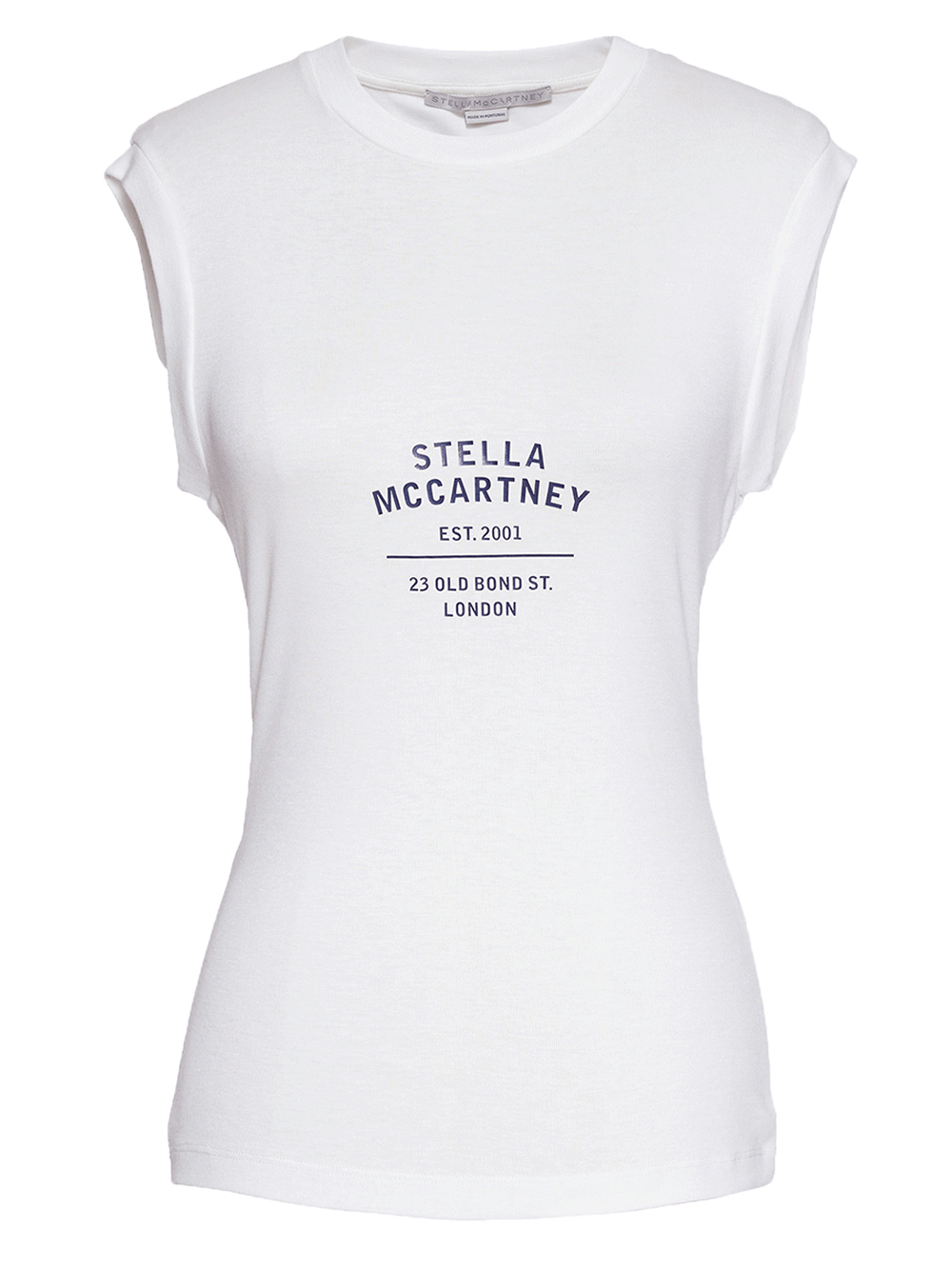 23 Old Bond Street Jersey Sleeveless Tank Top (White)