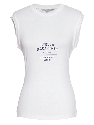 23 Old Bond Street Jersey Sleeveless Tank Top (White)