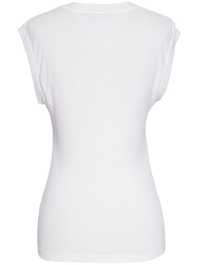 23 Old Bond Street Jersey Sleeveless Tank Top (White)