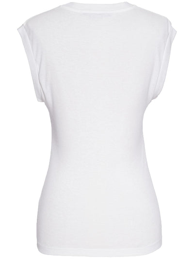 23 Old Bond Street Jersey Sleeveless Tank Top (White)
