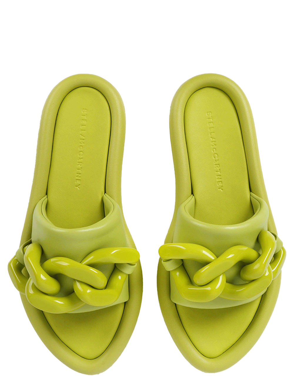 Chunky Chain Air Slides (Apple Green)