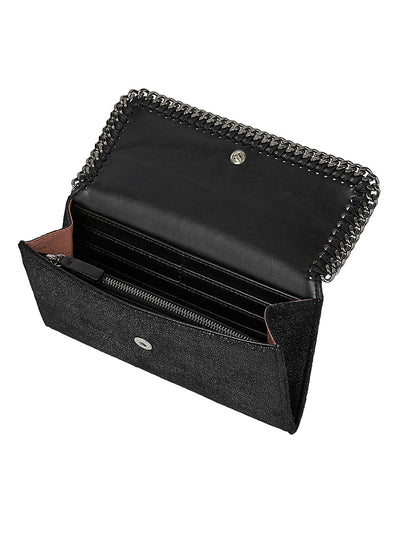 Falabella Continental Wallet (Black)