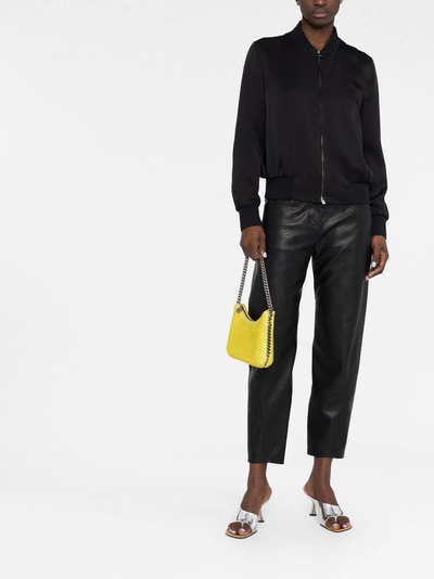 Stella McCartney Falabella Crystal Mesh Mini Tote Bag Oxide Yellow 2