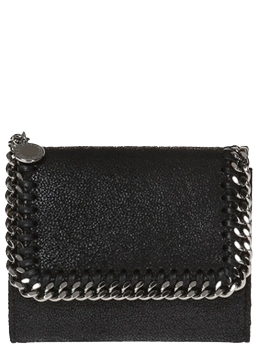 Falabella Small Flap Wallet (Black)