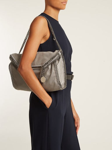 Stella McCartney Falabella Three Chain Tote Bag Grey 4