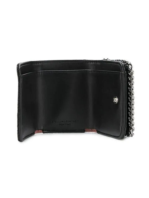 Falabella Trifold Mini Wallet (Black)