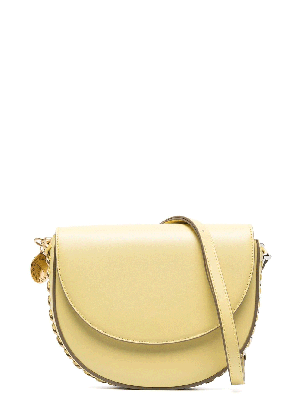 Frayme Medium Flap Shoulder Bag (Yellow)