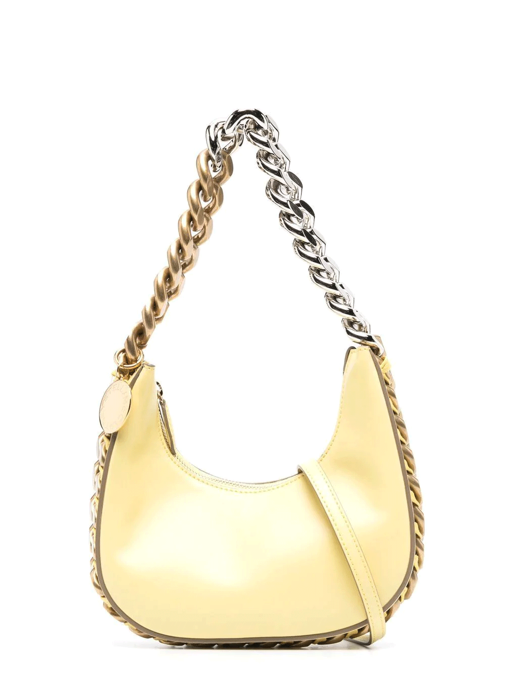 Frayme Mini Zipped Shoulder Bag (Yellow)