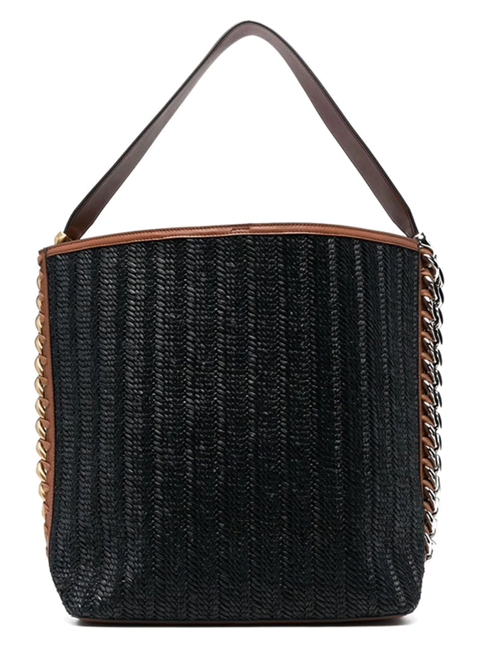 Frayme Raffia Tote Bag (Black)