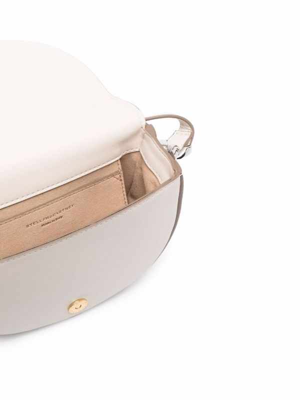 Frayme Small Flap Shoulder Bag (White)