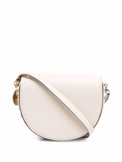 Frayme Small Flap Shoulder Bag (White)