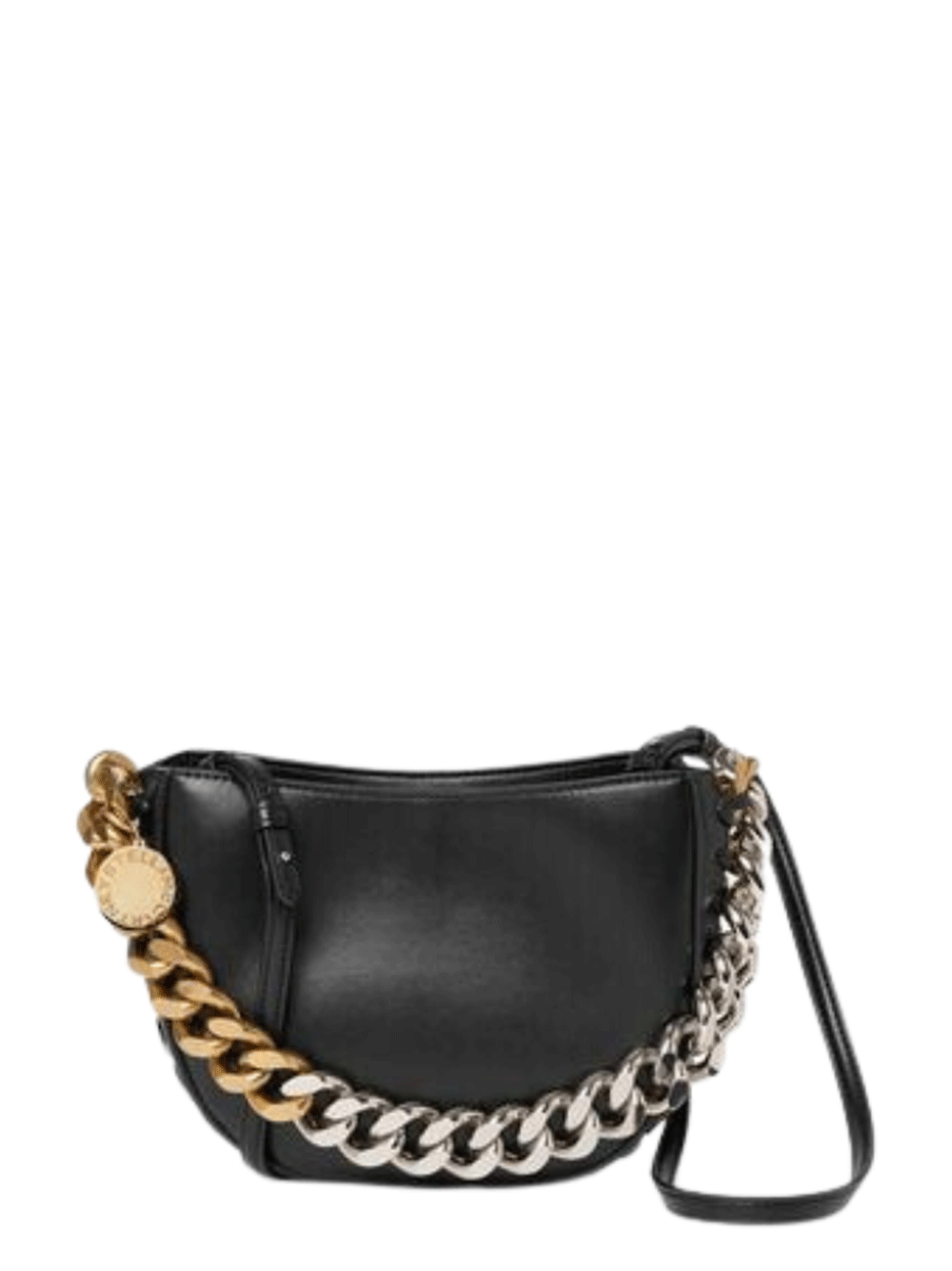 Stella McCartney Frayme Small Shoulder Bag Black 1