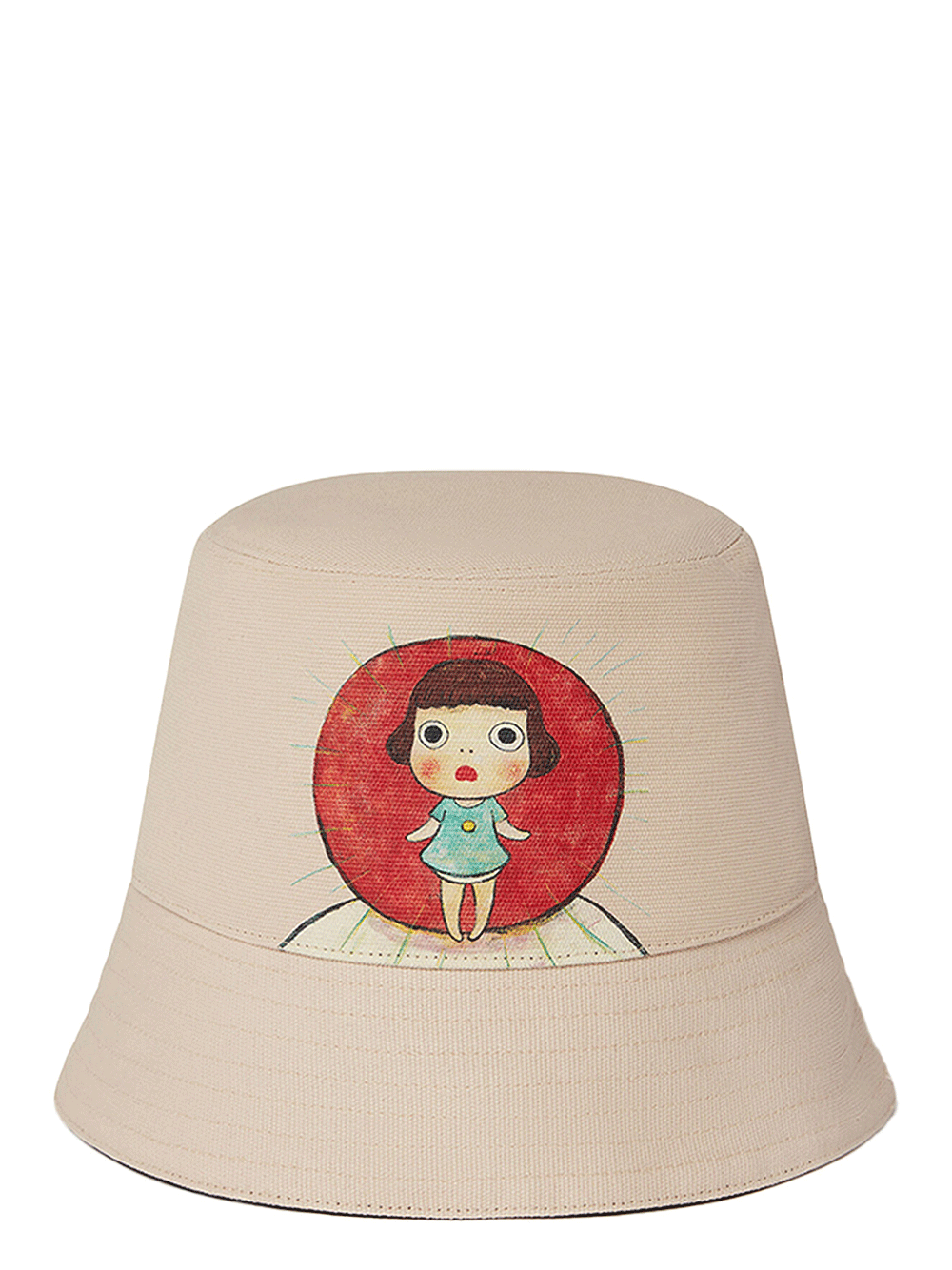 Sinister Child Print Bucket Hat (Natural)