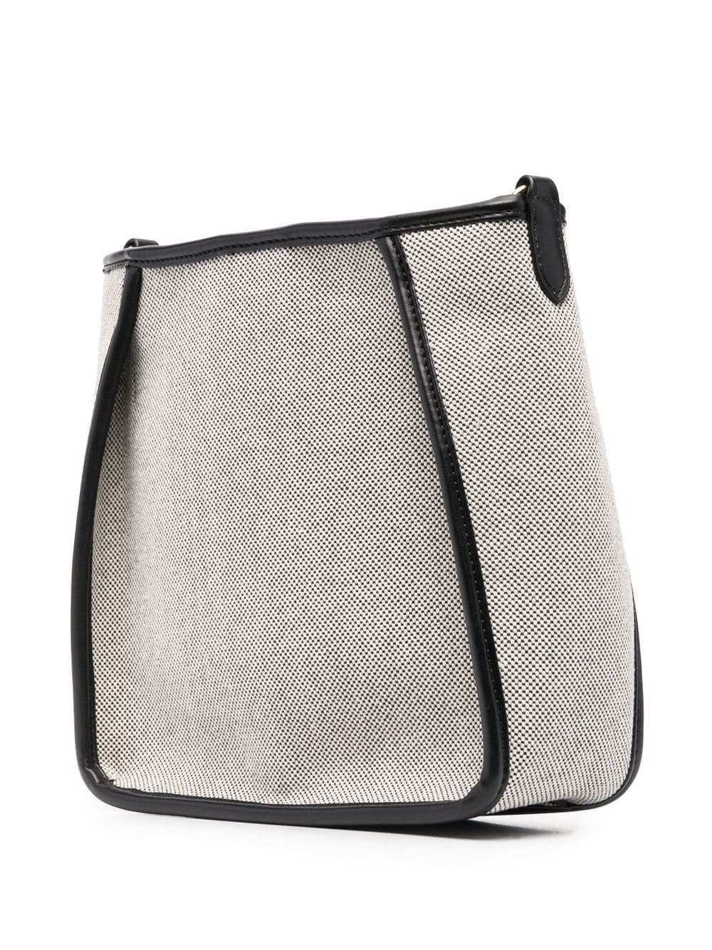 Stella Logo Cotton Canvas Shoulder Bag (Grey)